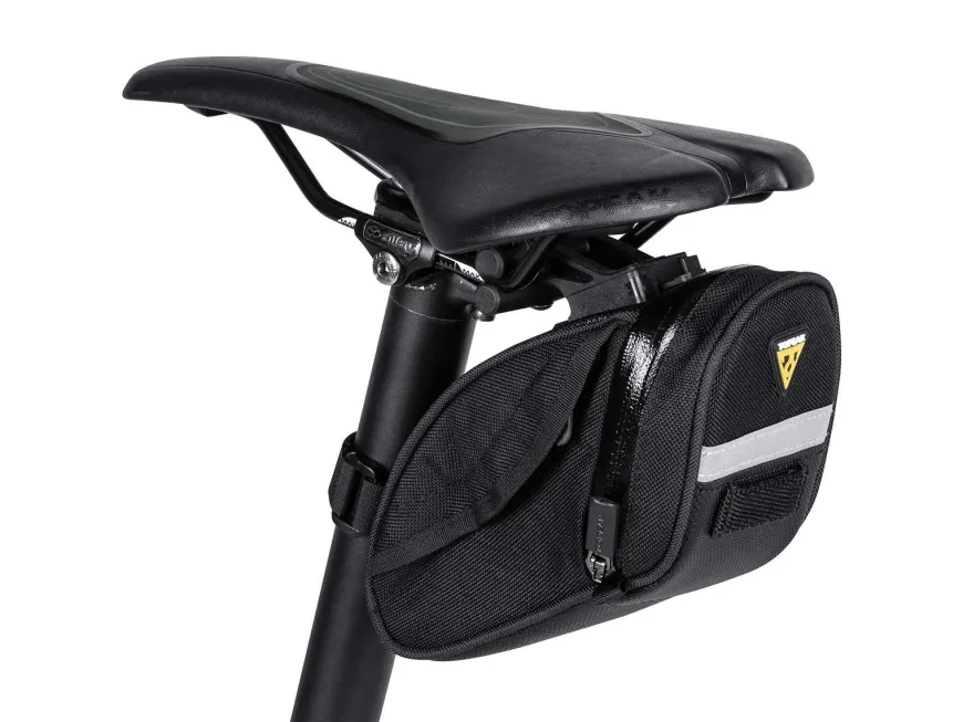 Topeak Aero Wedge DX Seat Bag - QuickClick Medium Black