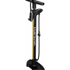 Topeak JoeBlow Pro Digital Floor Pump - 200psi / 13.8bar Digital Gauge SmartHead DX3 Air Release Button BLK/YLW