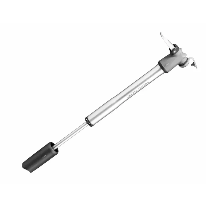 Topeak Pocket Rocket Bike Hand Pump - Silver/Black