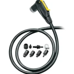 Topeak SmartHead Presta/Schrader Valve Upgrade with 38" Hose: Retrofits Most Pumps