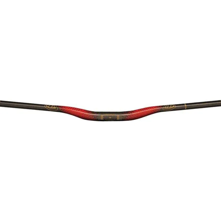 TruVativ Descendant Troy Lee Design Carbon 750mm Width 20mm Rise, Starburst Orange/Black
