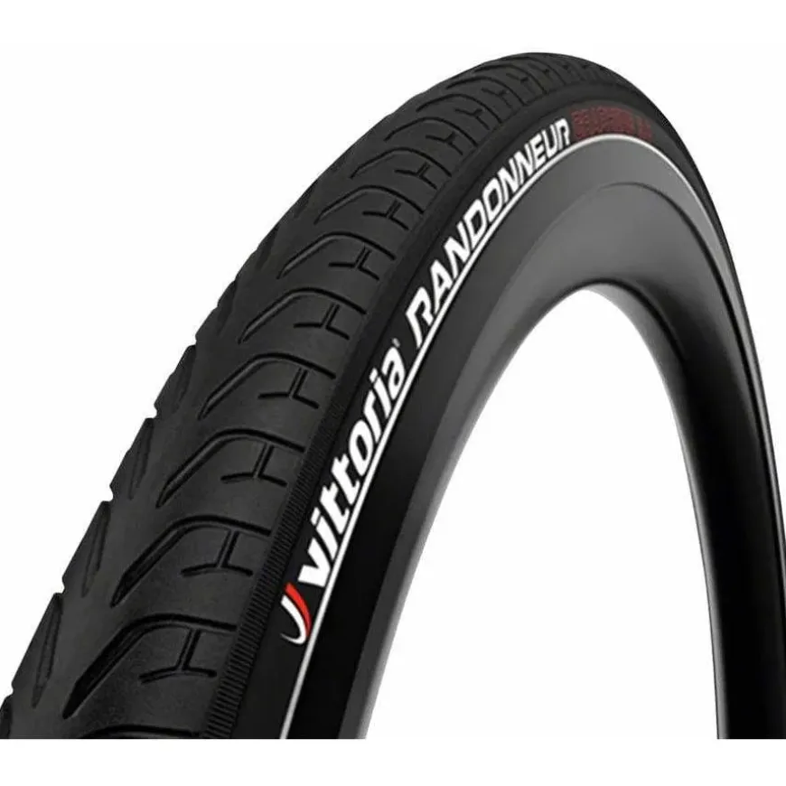 Vittoria Randonneur Reflect, Wire Bead, Flat Resist, Bike Tire 700 x 35c