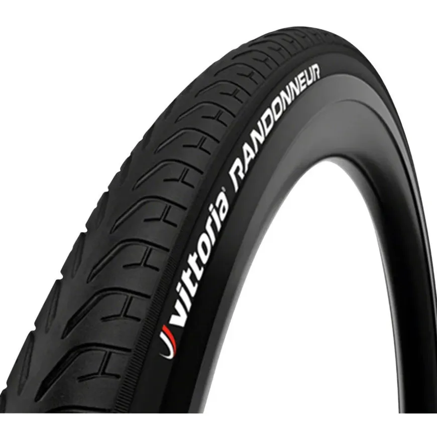 Vittoria Randonneur Touring-Hybrid Bike Tire - 700 x 35, Clincher, Wire, Black