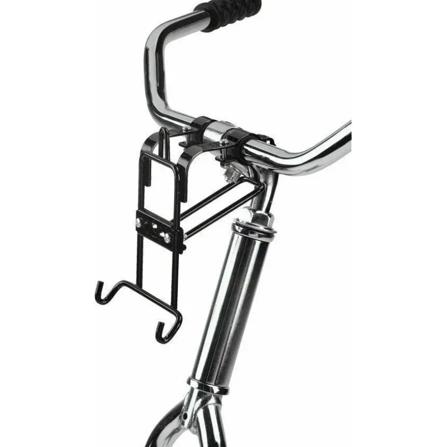 Wald 3114 Front Quick Release Basket with Bolt-On Mount: Gloss Black