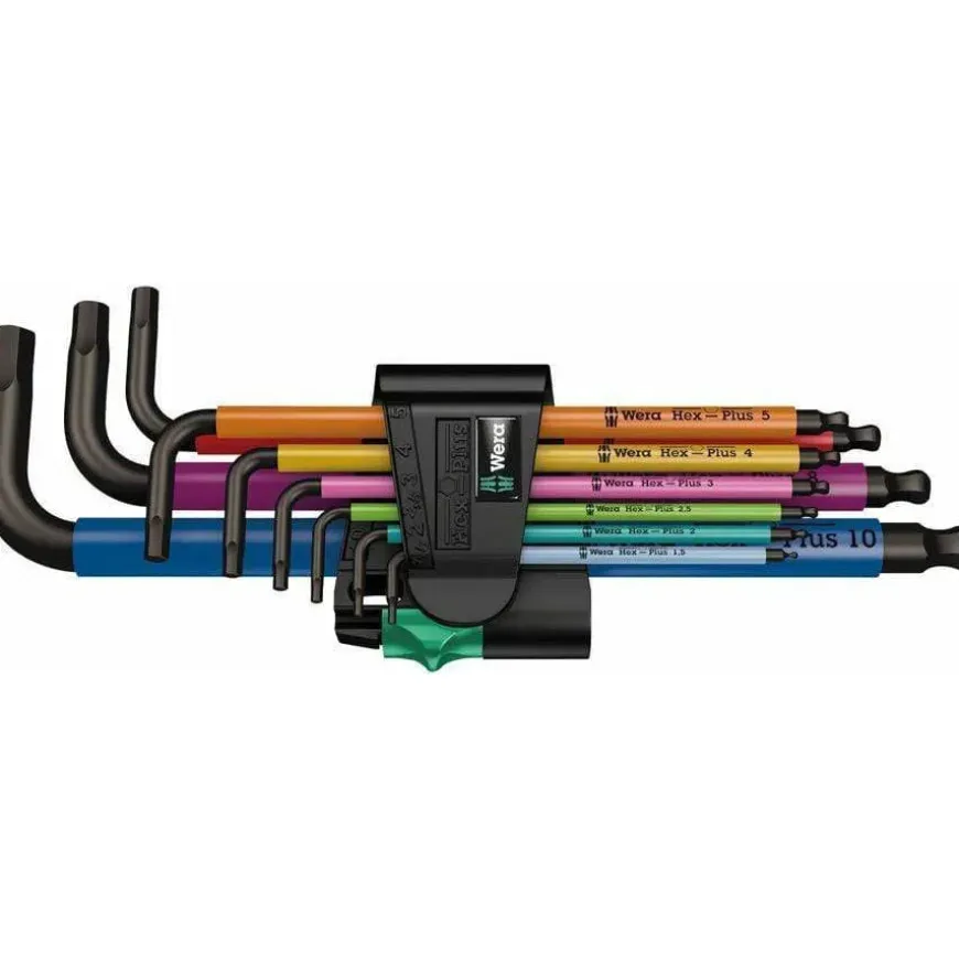 Wera 950/9 Hex-Plus SB Bike L-Key Hex Wrench Set - Metric