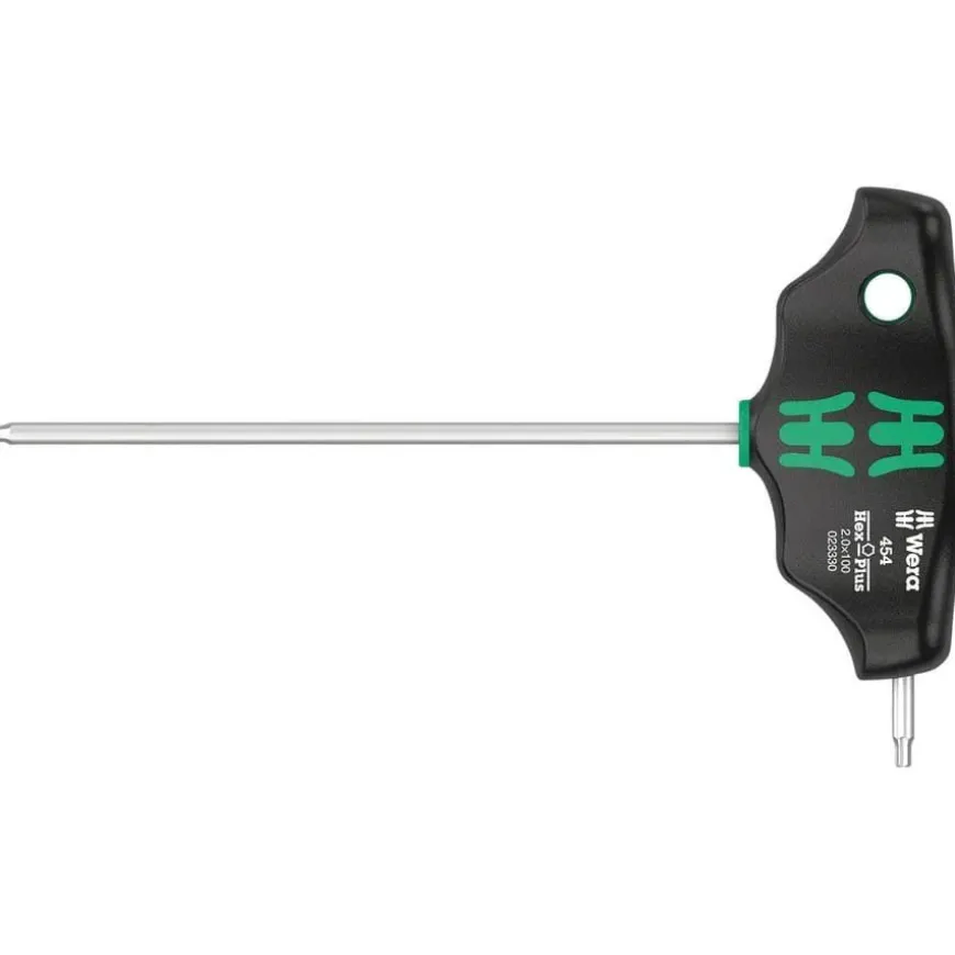 Wera 454 T-handle hexagon screwdriver Hex-Plus Bike Tool, 2 x 100 mm