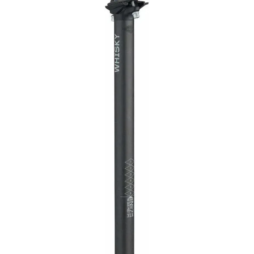 Whisky Parts Co. WHISKY No.7 Carbon Seatpost - 31.6 x 400mm, 0mm Offset, Matte Carbon
