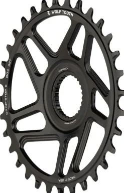 Wolf Tooth Bosch Gen 4 Direct Mount Chainring - Drop-Stop B 34T Black