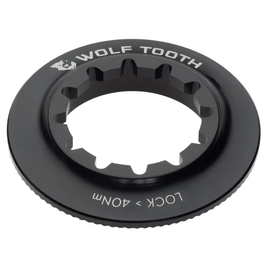 Wolf Tooth Centerlock Rotor Lockring - Internal Splined Black