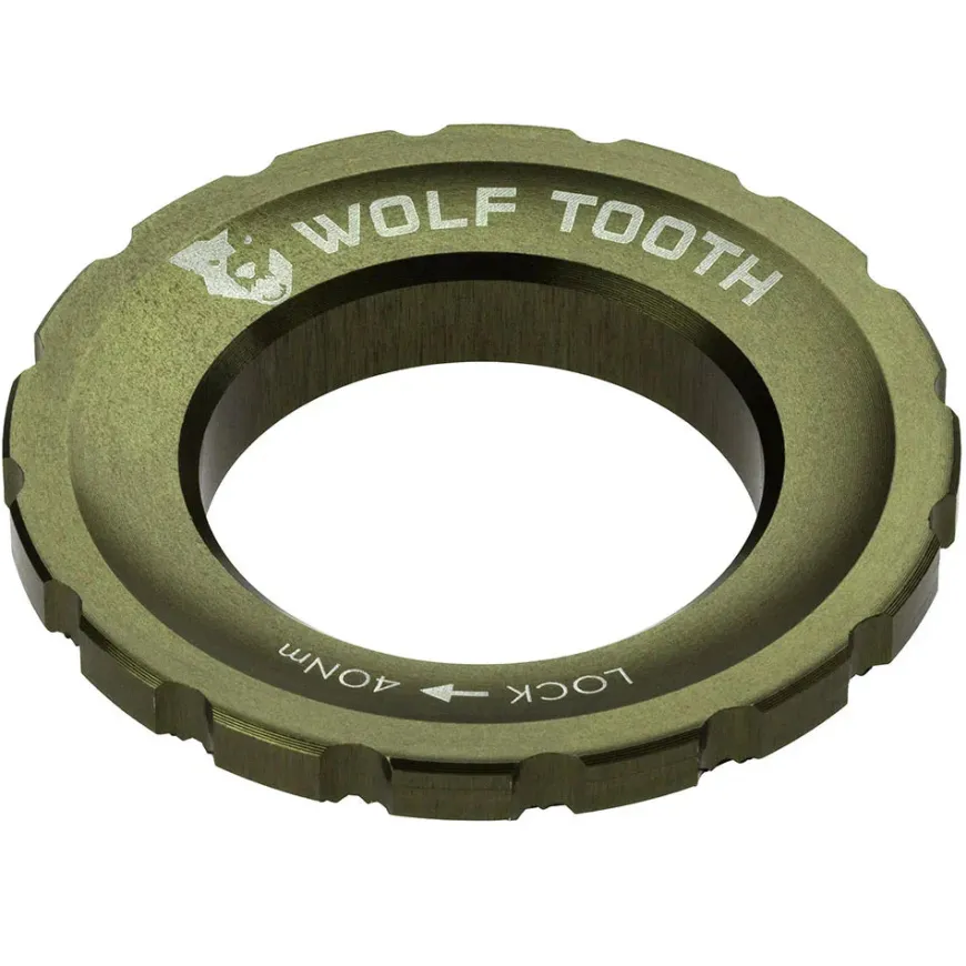Wolf Tooth CenterLock Rotor Lockring - External Splined Olive