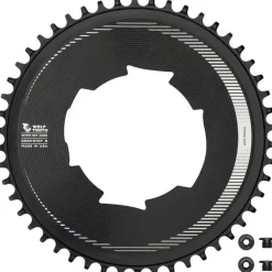 Wolf Tooth Components Aero Chainring 107 BCD Drop-Stop B 50T Blk