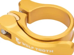 Wolf Tooth Components Quick Release Seatpost Clamp - 28.6mm Gold