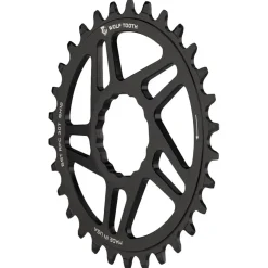 Wolf Tooth Direct Mount Chainring - 28t RaceFace/Easton CINCH Direct Mount Drop-Stop B For Boost Cranks 3mm Offset BLK