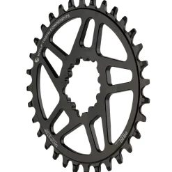 Wolf Tooth Direct Mount Chainring - 32t SRAM Direct Mount For SRAM 3-Bolt Boost Requires 12-Speed Hyperglide+ Chain BLK
