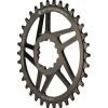 Wolf Tooth Direct Mount Chainring - 28t SRAM Direct Mount Drop-Stop A For SRAM 3-Bolt Cranksets 6mm Offset BLK