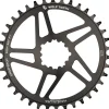 Wolf Tooth Direct Mount Chainring - 38t SRAM Direct Mount For SRAM 3-Bolt 6mm Offset Drop-Stop B Flattop Compatible BLK