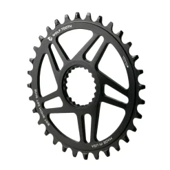 Wolf Tooth Direct Mount Chainring - 32t Shimano Direct Mount For Boost Cranks 3mm Offset Requires 12-Speed Hyperglide+ Chain BLK