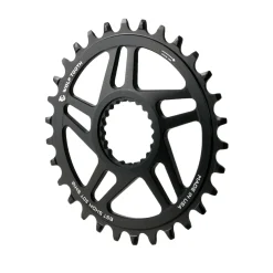 Wolf Tooth Direct Mount Chainring - 30t Shimano Direct Mount For Boost Cranks 3mm Offset Requires 12-Speed Hyperglide+ Chain BLK