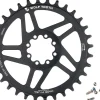 Wolf Tooth Direct Mount Chainring - 36t SRAM Direct Mount Drop-Stop B For SRAM 8-Bolt Cranksets 0mm Offset BLK