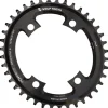 Wolf Tooth Elliptical 107 BCD Chainring - 40t Compatible SRAM 107 BCD Drop-Stop B 4-Bolt BLK