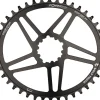 Wolf Tooth Elliptical Direct Mount Chainring - 38t SRAM Direct Mount 6mm Offset Drop-Stop Flattop Compatible BLK