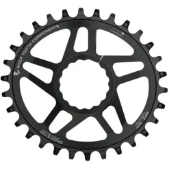 Wolf Tooth Elliptical Direct Mount Chainring - 30t RaceFace/Easton CINCH Direct Mount Drop-Stop 6mm Offset BLK