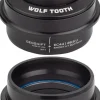 Wolf Tooth GeoShift Performance Angle Headset - 2 Deg Short EC44/EC49 Black