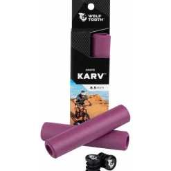 Wolf Tooth Karv Bike Handlebar Grips - Purple