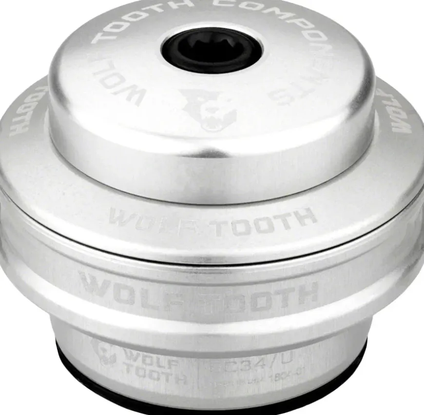 Wolf Tooth Premium Headset - EC34/28.6 Upper 16mm Stack Raw Silver