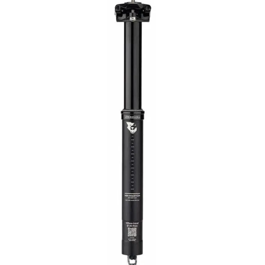 Wolf Tooth Resolve Dropper Seatpost - 30.9 242mm Travel Black Rev 2