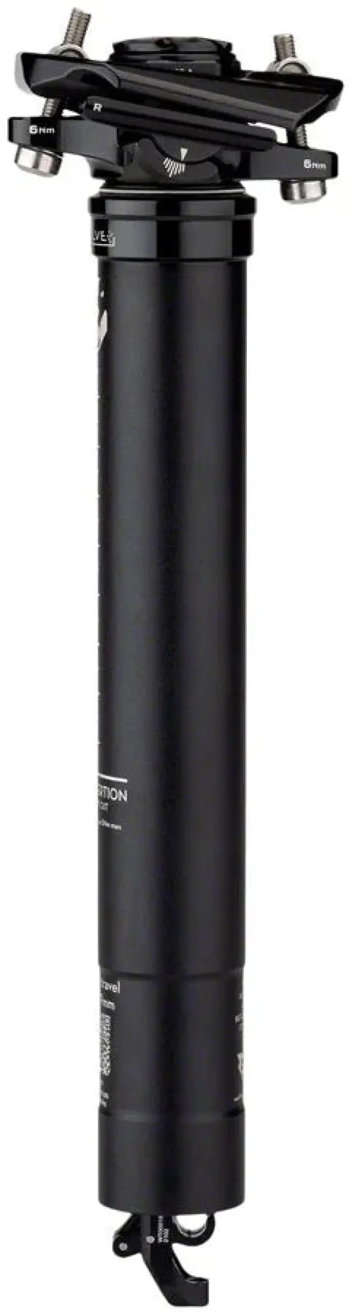 Wolf Tooth Resolve Dropper Seatpost - 31.6 200mm Travel Black Rev 1