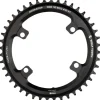 Wolf Tooth Shimano 110 Asymmetric BCD Chainring - 36t 110 Asymmetric BCD 4-Bolt Drop-Stop Flattop For Shimano GRX Cranks BLK