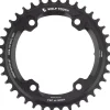Wolf Tooth Shimano 110 Asymmetric BCD Chainring - 38t 110 Asymmetric BCD 4-Bolt Drop-Stop ST For Shimano GRX Cranks BLK