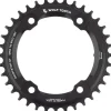 Wolf Tooth Shimano 110 Asymmetric BCD Chainring - 36t 110 Asymmetric BCD 4-Bolt Drop-Stop ST For Shimano GRX Cranks BLK