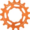 Wolf Tooth Single Speed Aluminum Cog - 17t Compatible 3/32" Chains Orange
