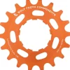 Wolf Tooth Single Speed Aluminum Cog - 18t Compatible 3/32" Chains Orange