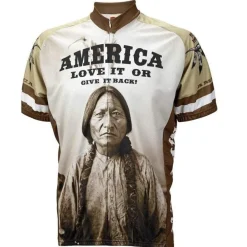 World Jerseys Men's America Love It Road Bike Jersey