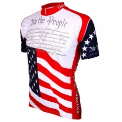 World Jerseys Men's US Constitution Road Bike Jersey