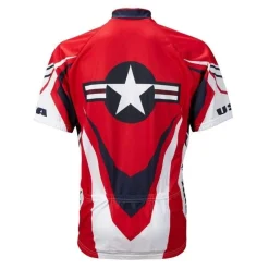 World Jerseys Men's USA Ride Free Road Bike Jersey