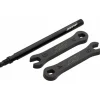 Zipp Zipp Tangente Aluminum Knurled Valve Extender - 98mm 1080 1 Piece Removable Presta Valve BLK