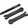 Zipp Zipp Tangente Aluminum Knurled Valve Extender - 65mm 808 1 Piece Removable Presta Valve BLK