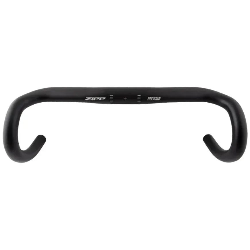 Zipp Zipp Service Course 70 Ergo Drop Handlebar - Aluminum 31.8mm 38cm Bead Blast BLK B2